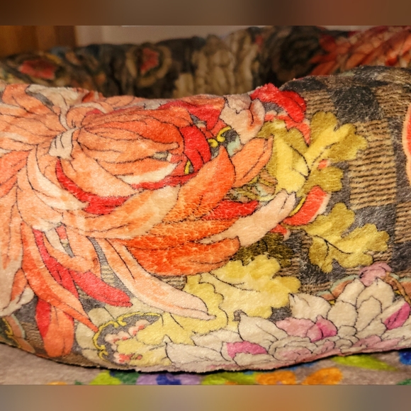 Last 1 Johnny Was Taylor Mandala Reversible Dog Bed, Orange, S, NWT, 24" D, Boho - Picture 6 of 16